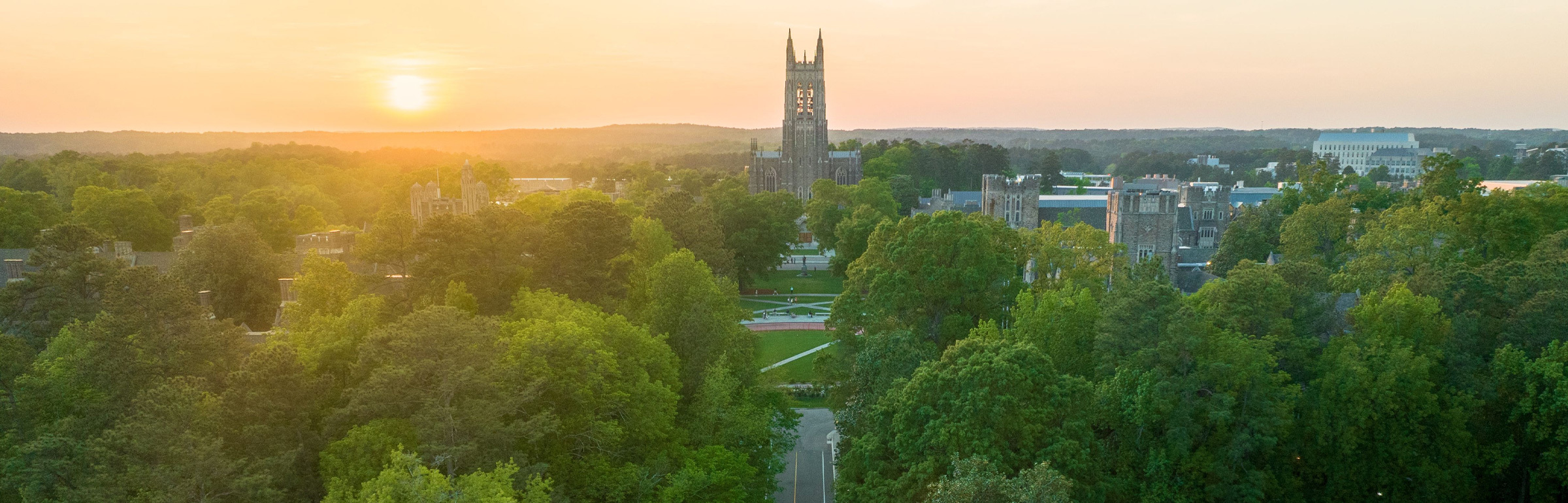 Sunset over Durham