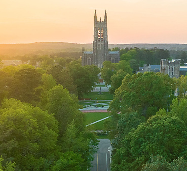 Sunset over Durham